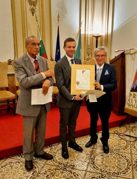 Il "Premio Civiltà Vesuviana" al sindaco di Sorrento, Massimo Coppola