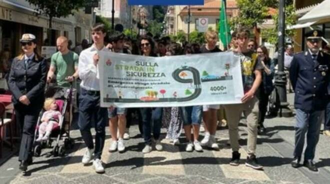 Sorrento, oggi la manifestazione "Sulla Strada in Sicurezza". Il sindaco: "Bisogna parlare alle coscienze di tutti"