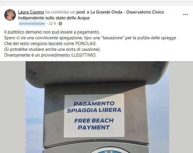 Grande Onda indignazione per Vietri sul mare