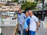 Montato oggi sulla Spiaggia Grande il Lido Positano