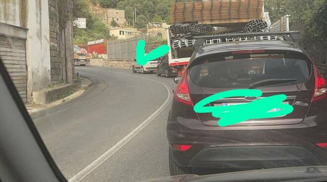 Traffico rallentato tra Vico Equense e Meta