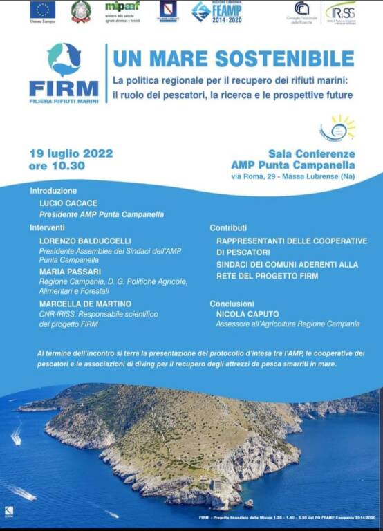 Campania, a pesca di rifiuti per un mare sostenibile: nel progetto anche Massa Lubrense, Sorrento, Meta e Vico Equense