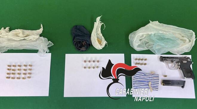 Castellammare Di Stabia - Monti Lattari  Carabinieri: un arresto armi e chili di droga sequestrati
