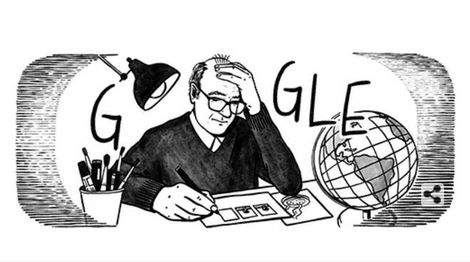 El Doodle de Google de hoy celebra el 90 aniversario del nacimiento del dibujante argentino Quino