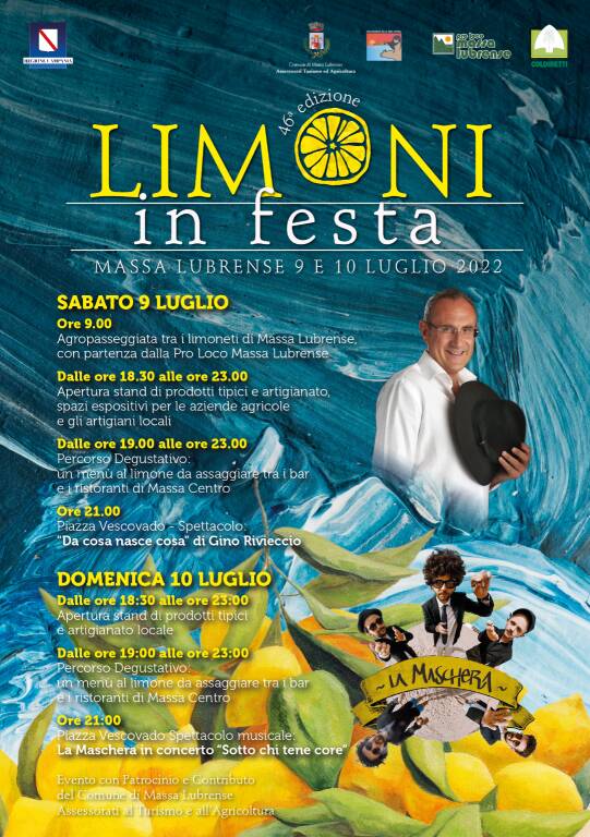 Limoni in festa a Massa Lubrense: passeggiate, degustazioni e spettacoli per celebrare uno dei simboli della gastronomia locale