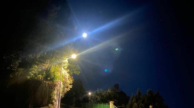 Positano: completata l'illuminazione sulla strada provinciale Montepertuso/Nocelle