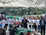 Antonio Tajani (Forza Italia) apre la campagna elettorale a Vietri sul Mare