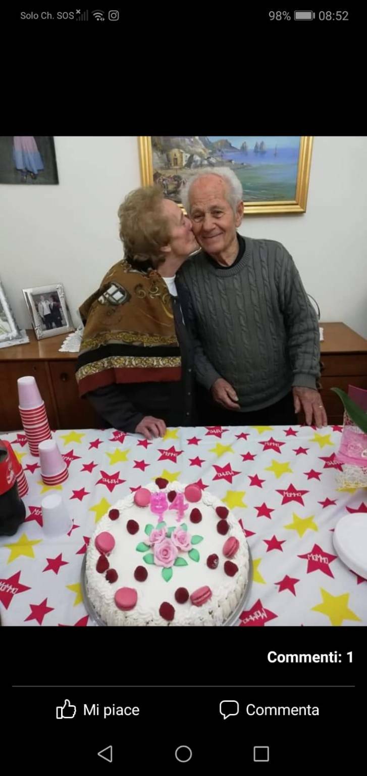 Piano di Sorrento: auguri ad Antonino ed Assunta Aversa per i loro 65 anni di matrimonio
