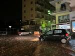 Piano di Sorrento, strada allagata: chiusa Piazza della Repubblica