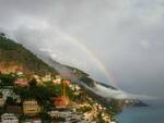 Positano: la bellezza dell'arcobaleno nello scatto di Alessandro Lucibello