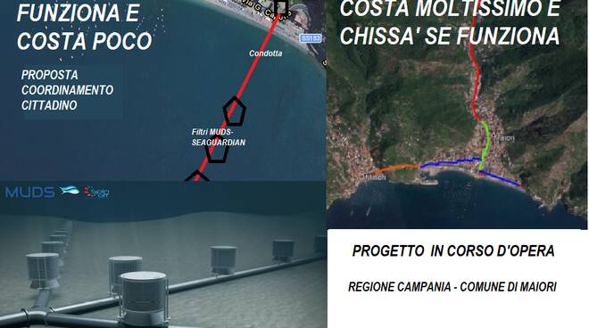 Maiori: il Comitato NoDep spinge per il depuratore biologico in mare