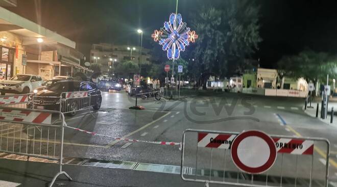 Piano di Sorrento Piazza Mercato interdetta 