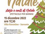 Bambini vi aspettiamo a Villa Fiorentino a Sorrento giovedi 15 dicembre 2022 dalle 17,30 alle 18,30 con uno spettacolo dedicato a voi!