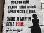 Minori, l'Associazione "Primavera" affigge manifesti in memoria del massacro delle foibe