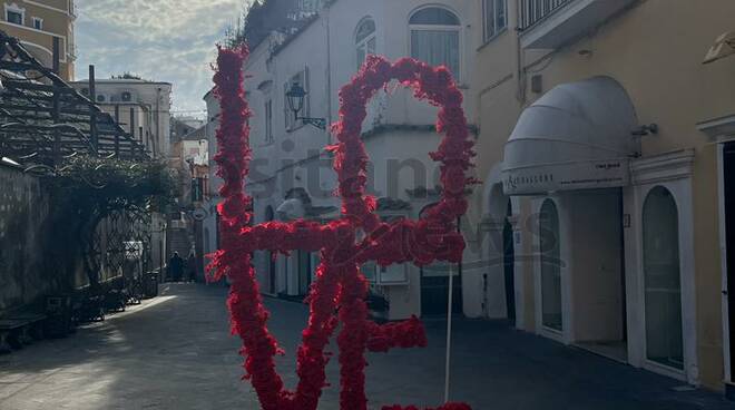 Positano: la città romantica celebra San Valentino