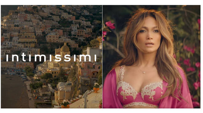 La magia di Positano e la bellezza di Jennifer Lopez per la nuova campagna "Intimissimi"