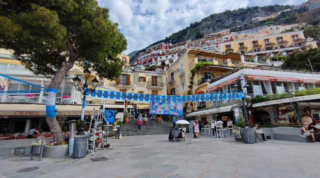 Bandiere azzurre a Positano