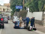 Vico Equense, incidente stradale nei pressi del Grand Hotel Moon Valley, coinvolto un motociclo