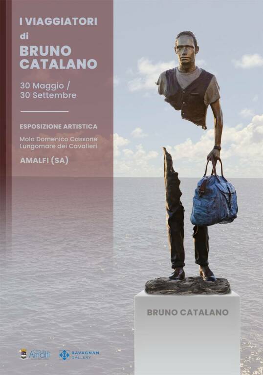 Powerful, Fragmented Bronze Sculptures by Bruno Catalano in Venice