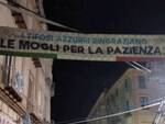 Striscione a Striscia la Notizia 