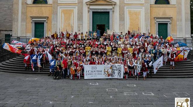 Festeggiamenti per il 50° anniversario dell’Ente Sbandieratori Cavensi – Città di Cava de’ Tirreni