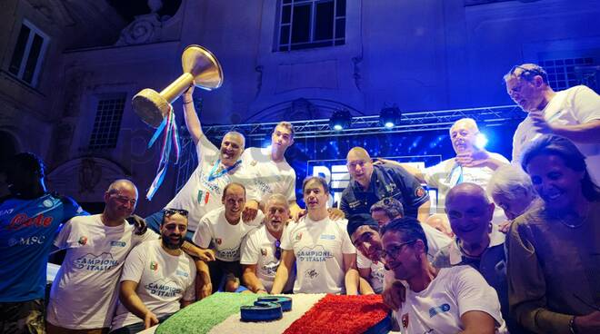 Festa scudetto Napoli a Massa Lubrense 