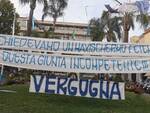 Piano di Sorrento striscione di protesta