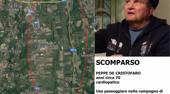 Scomparso a Benevento pensionato cardiopatico