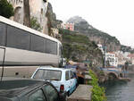 A Positano, Amalfi e Sorrento viabilità condizionata dagli autobus