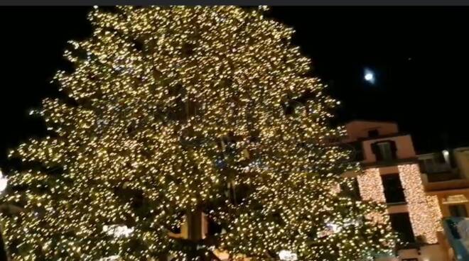 Accensione dell'albero di Natale a Sorrento