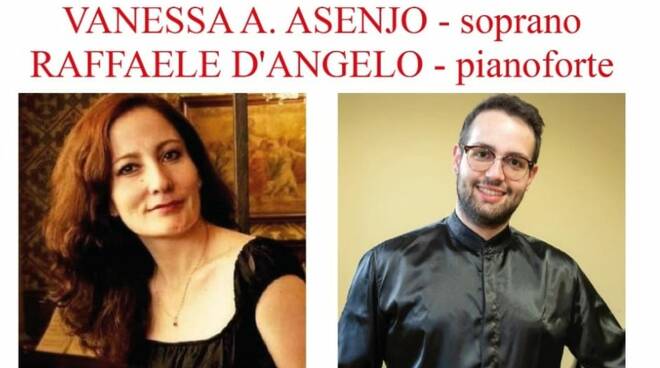 “Noche Mexicana” en Villa Fondi La soprano mexicana Vanessa A.  Con Asenjo y el pianista Raffaele D’Angelo