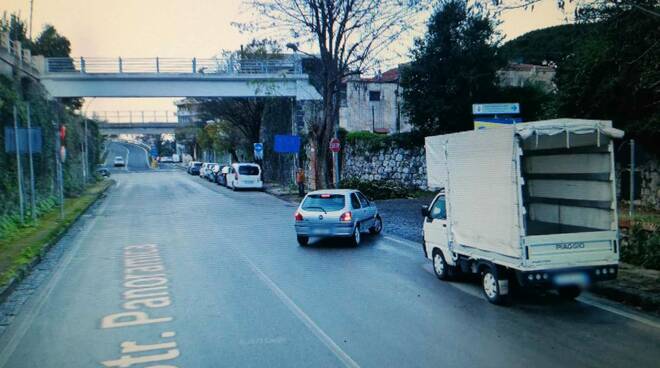 strada panoramica castellammare di stabia, foto tratta da google.com/maps