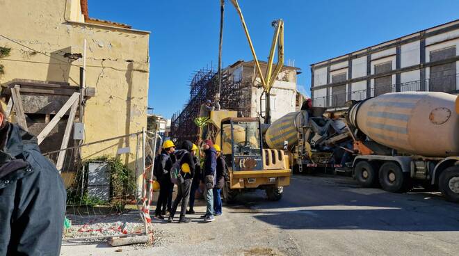 Studenti del Master Internazionale FRP in visita studio a Casamicciola Terme