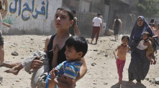 Gaza strage bambini