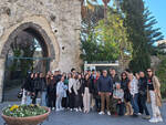 Una delegazione di studenti e di docenti del Radvliskis Gymnasium della Lituania in visita a Ravello