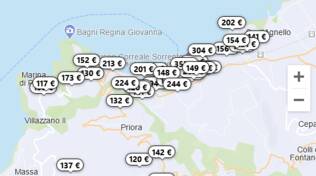 Tanta disponibilità a Sorrento per la notte di Pasqua, ecco i grafici di Trivago