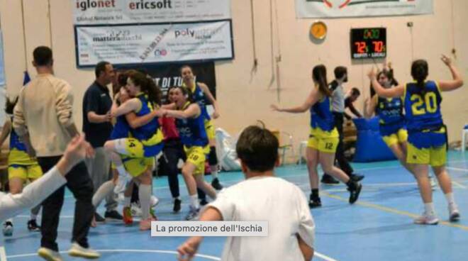 basket femminile Ischia, promozione in B