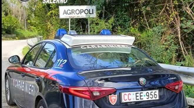 Carabinieri auto ad Agropoli