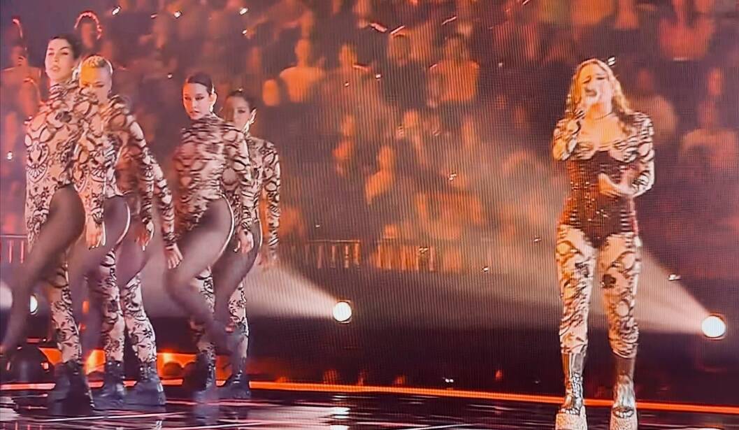 Eurovision sul palco Angelina Mango 