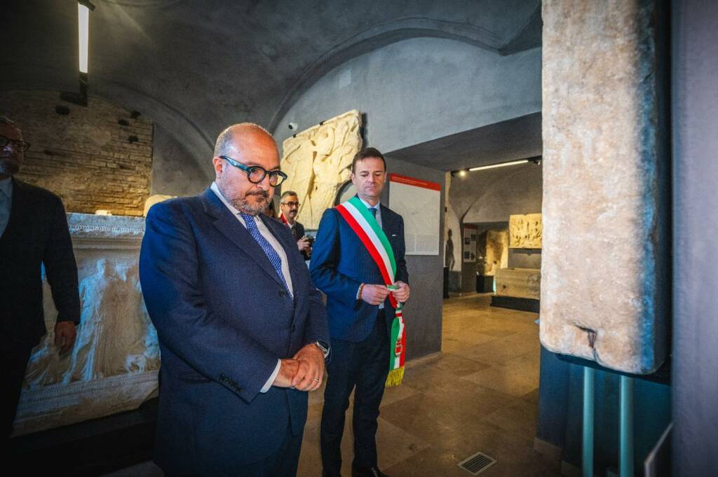 Il Ministro della Cultura Gennaro Sangiuliano a Sorrento per i 100 anni del Museo Correale